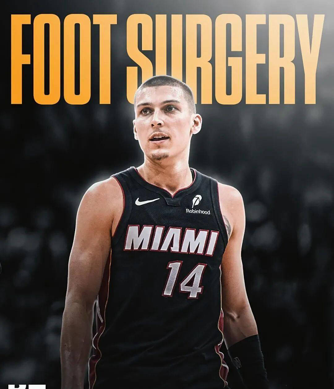 泰勒-希罗脚踝手术！或影响续约条件！