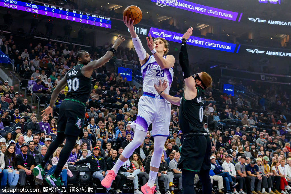 犹他爵士迎战芝加哥公牛：劳里-马尔卡宁能否延续火热状态？